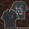 Official Band Mastodon EU-UK Tour 2025 Festival Dates This Summer With Tour Dates Print On Back Unisex Washed T-Shirt