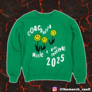 Coachella Music And Arts Festival 2025 Happiness Blooms Sweatshirt Merchandise