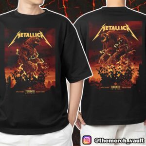 Full Shows Metallica M72 Toronto April 24-26 2025 At Rogers Centre Ontario Canada By John Guydo Event Poster Pop Up Exclusive Unisex T-Shirt Merchandise