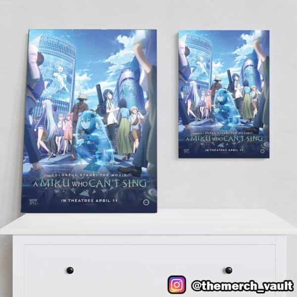 Happy Miku Day A Miku Who Can’t Sing Colorful Stage The Poster Movie April 11 2025 Poster Canvas