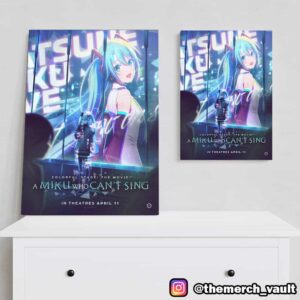 Hatsune Miku In The Big Screen Colorful Stage The Movie A Miku Who Can’t Sing April 11 2025 Poster Movie Poster Canvas