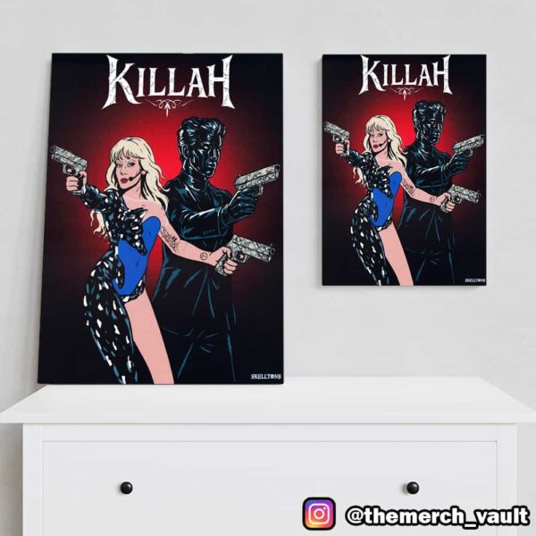 KILLAH Coachella 2025 Lady Gaga x Gesaffelstein By Skelltons Poster Canvas