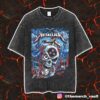 Official Pixies At Luxembourg 2025 European Tour Poster Artwork By Tomasz Majewski Unisex Vintage Washed T-Shirt