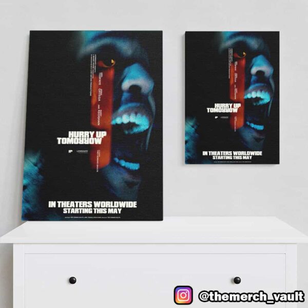 New Poster ‘Hurry Up Tomorrow’ Starring The Weeknd And Jenna Ortega May 2025 Poster Canvas