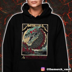 Official Metallica M72 Syracuse North America Tour 2025 Limited Edition Screen-Printed Poster By Rhys Cooper April 18-19 At JMA Wireless Dome Concert Merch Unisex T-Shirt
