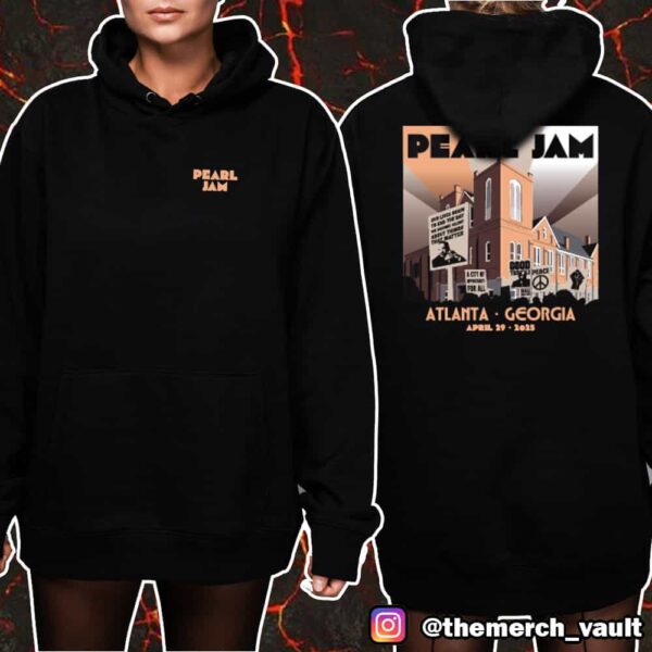 Pearl Jam Dark Matter US Tour With Dead Pioneers Event Tee April 29 2025 At State Farm Arena Atlanta Unisex T-Shirt Merchandise