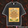 Official Pixies At Luxembourg 2025 European Tour Poster Artwork By Tomasz Majewski Unisex Vintage Washed T-Shirt