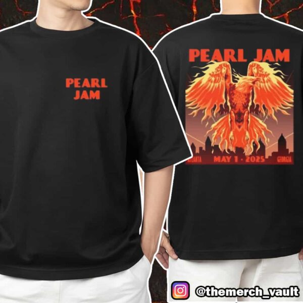 Pearl Jam With Dead Pioneers May 1st 2025 At Atlanta GA Event Tee Merch Unisex T-Shirt