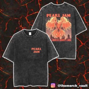 Pearl Jam With Dead Pioneers May 1st 2025 At Atlanta GA Event Tee Merch Unisex Washed T-Shirt