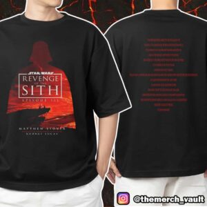 Star Wars Revenge Of The Sith Episode III Matthew Stover Celebration 20th Anniversary 2025 With Quote Back Cover Deluxe Edition Unisex T-Shirt Merchandise