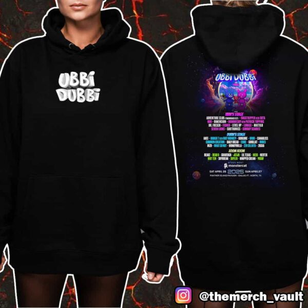 Ubbi Dubbi 2025 Poster Lineup April 26-27 At Panther Island Pavilion Dallas Ft Worth Texas Unisex T-Shirt Merchandise