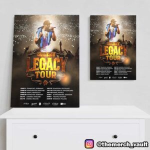 50 Cent Legacy Tour 2025 Hitting Europe This Summer Poster Tour Dates Poster Canvas