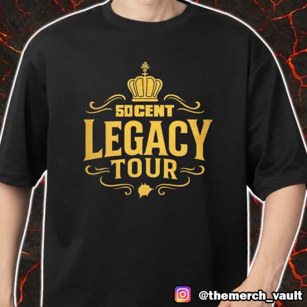 50 Cent New Legacy Tour 2025 Logo Artwork Merch Unisex T-Shirt