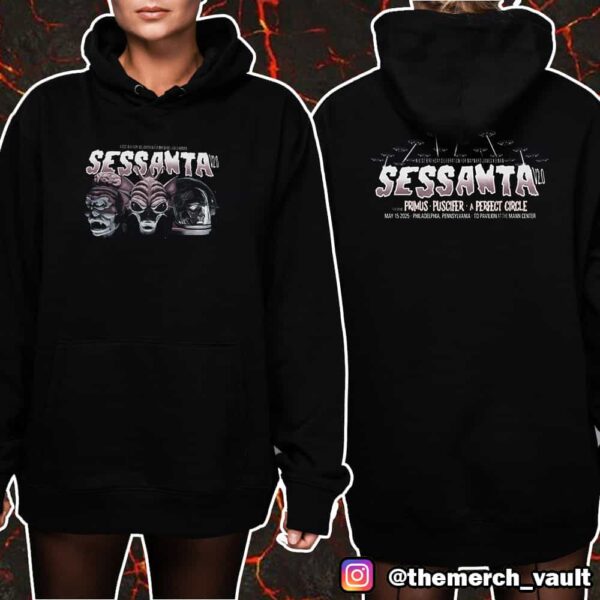 61st Birthday Celebration For Maynard James Keenan Sessanta V2.0 May 15 2025 At Philadelphia Pennsylvania TD Pavilion At The Mann Center Unisex T-Shirt Merchandise
