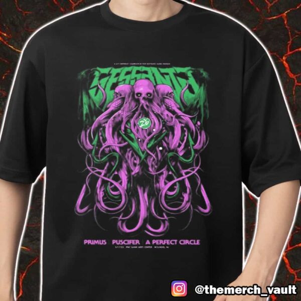 61st Birthday Celebration For Maynard James Keenan Sessanta V2.0 May 17 2025 At PNC Bank Arts Center Holmdel NJ Design Artwork By Ken Taylor Merch Unisex T-Shirt