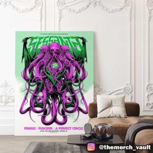 61st Birthday Celebration For Maynard James Keenan Sessanta V2.0 May 17 2025 At PNC Bank Arts Center Holmdel NJ Design Artwork By Ken Taylor Poster Canvas Home Decor