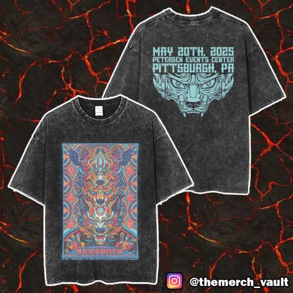 61st Birthday Celebration For Maynard James Keenan Sessanta V2.0 May 20th 2025 At Petersen Events Center Pittsburgh PA Merch Unisex Two Sided Washed T-Shirt
