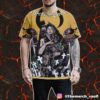 Boardwalk Rock Festival 2025 May 17-18 2025 Ocean City MD Poster Event Skeleton Rock Artwork Line Up All Over Print Graphic T-Shirt, Hoodie