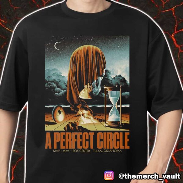 A Perfect Circle Event Poster By Haxloeffler May 1 2025 At BOK Center Tulsa Oklahoma Merch Unisex T-Shirt