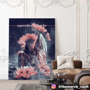 A Perfect Circle May 10 2025 Event Poster By Ron Ransom At PNC Music Pavilion Charlotte NC Poster Canvas Home Decor