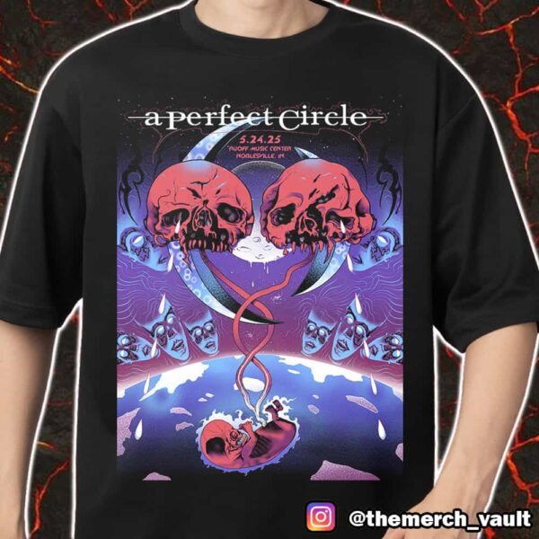 A Perfect Circle Poster Event Artwork By Ilham Nugroho May 24 2025 At Ruoff Music Center Noblesville IN Merch Unisex T-Shirt
