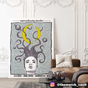 A Perfect Circle Poster Event Artwork By Vertebrae33 May 14 2025 At SNHU Arena Manchester NH Poster Canvas Home Decor