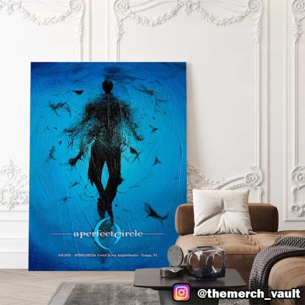 A Perfect Circle Poster Event By Hannah Vandermolen May 8 2025 At MidFlorida Credit Union Amphitheatre Tampa FL Canvas Poster