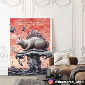 A Perfect Circle Poster Show May 22 2025 At Budweiser Stage Toronto ON Artwork Design By Ron Ransom Poster Canvas Home Decor