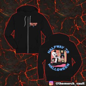 A Work Of Art Ice Nine Kills Cut In Half Way To Halloween 2025 Unisex Zip Hoodie Merchandise