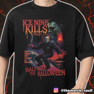 A Work Of Art Ice Nine Kills Half Way To Halloween 2025 The Night He Came To Shred Merch Unisex T-Shirt