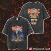 AC/DC PWR UP Tour For Those About To Rock We Salute You May 24 2025 At Soldier Field Chicago Illinois Poster Event Vintage Washed Unisex T-Shirt