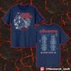 Alice Cooper Too Close For Comfort Tour 2025 Court Is Now In Session ITIN Tee With Tour Dates Backprint Unisex T-Shirt Merchandise