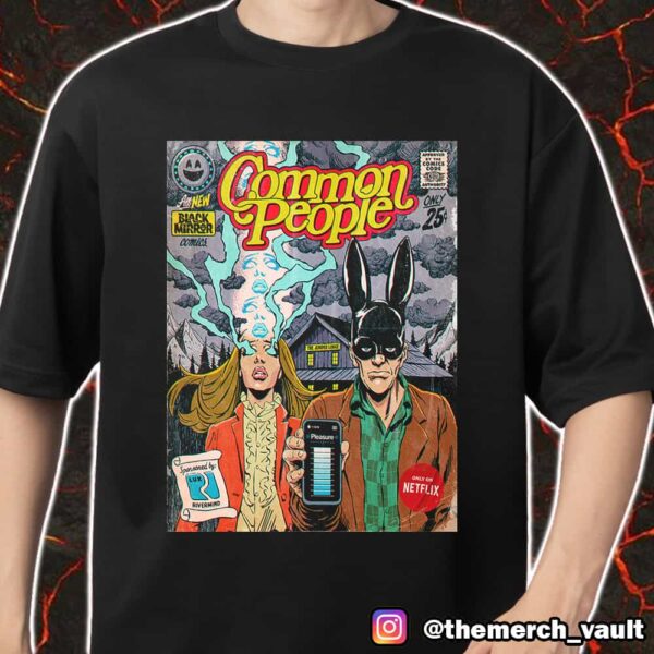 All New Black Mirror Comics Common People 2025 By Butcher Billy Merch Unisex T-Shirt