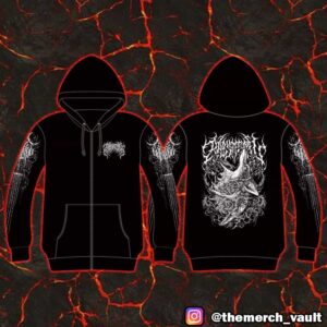 Babymetal UK Europe Arena Tour 2025 Black Rite Version All Over Print 3D Zip Hoodie
