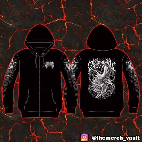 Babymetal UK Europe Arena Tour 2025 Black Rite Version All Over Print 3D Zip Hoodie