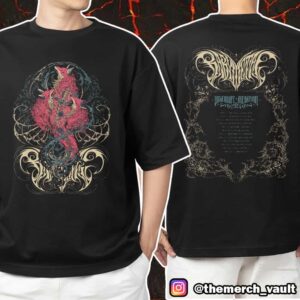Babymetal UK Europe Arena Tour 2025 Venue Exclusive Spirit Foxes Unisex T-Shirt Merchandise