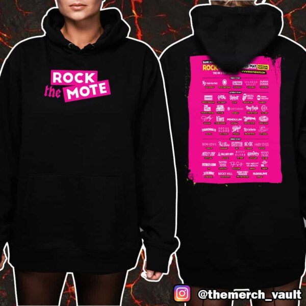 Bank Holiday Special Phase Two Rock The Mote 2025 The UK’s Top Tributes Poster Line Up 23-25 May At Mote Park Maidstone Unisex T-Shirt, Hoodie
