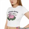 Billie Eilish Bilionaire Bunny Sexy Pink Rabbit Artwork Baby Crop Tee Shirt