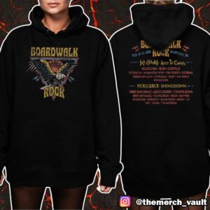 Boardwalk Rock Festival May 17-18 2025 At Ocean City MD Eagle Lineup Tee Exclusive Merch Unisex T-Shirt, Hoodie