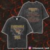 Boardwalk Rock Festival May 17-18 2025 At Ocean City MD Crab Lineup Tee Exclusive Merch Unisex Two Sided Washed T-Shirt