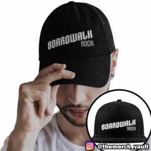 Boardwalk Rock Festival May 17-18 2025 At Ocean City MD Lighting Bolt Merch Hat-Cap