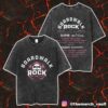 Boardwalk Rock Festival May 17-18 2025 At Ocean City MD Eagle Lineup Tee Exclusive Merch Unisex Two Sided Washed T-Shirt