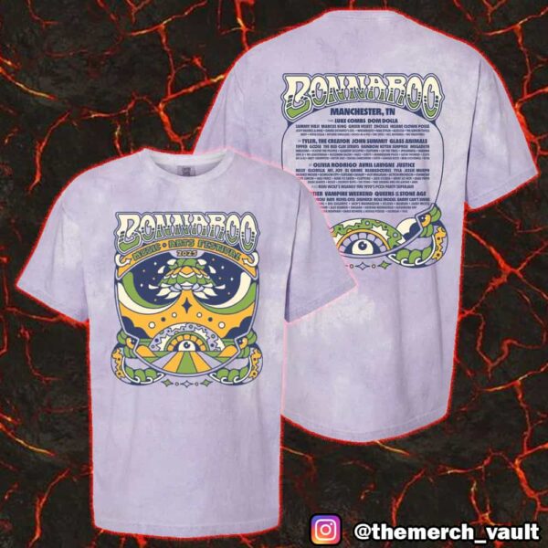 Bonnaroo Music Arts Festival 2025 With Roo Arch Line Up Tie Dye Unisex T-Shirt