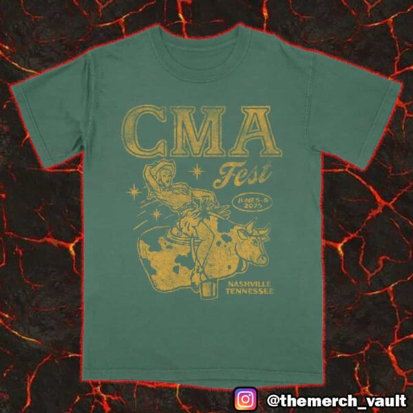 CMA Music Festival 2025 Merch Bucking Bull June 5-8 2025 At Nashville Unisex T-Shirt
