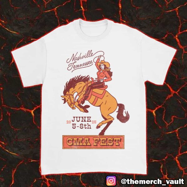 CMA Music Festival 2025 Merch Cowgirl June 5-8 2025 At Nashville Unisex T-Shirt