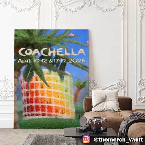 Coachella Music And Arts Festival April 10-12-17-19 2026 Poster Event Canvas Poster