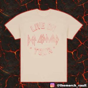 Def Leppard Live On Tour 2025 Merch Unisex T-Shirt