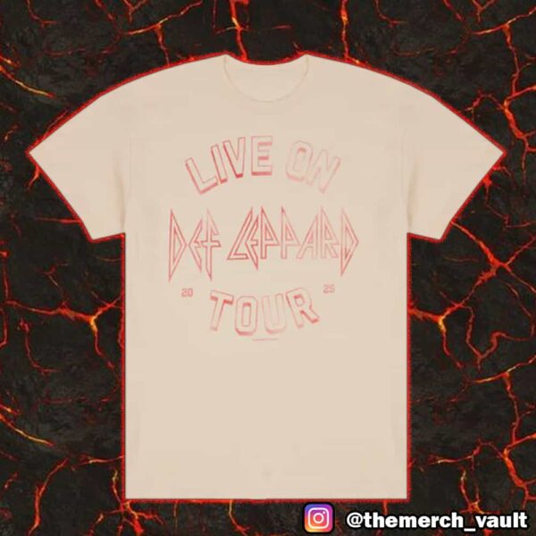 Def Leppard Live On Tour 2025 Merch Unisex T-Shirt