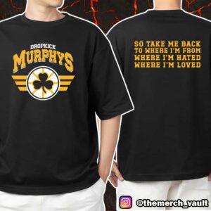 Dropkick Murphys Shamrock Bruins Quotes Unisex T-Shirt Merchandise