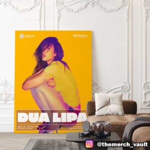 Dua Lipa Official At Sunny Hill Festival 1-3 August 2025 At Sunny Hill Festival Park Pristina Kosovo Poster Canvas Home Decor